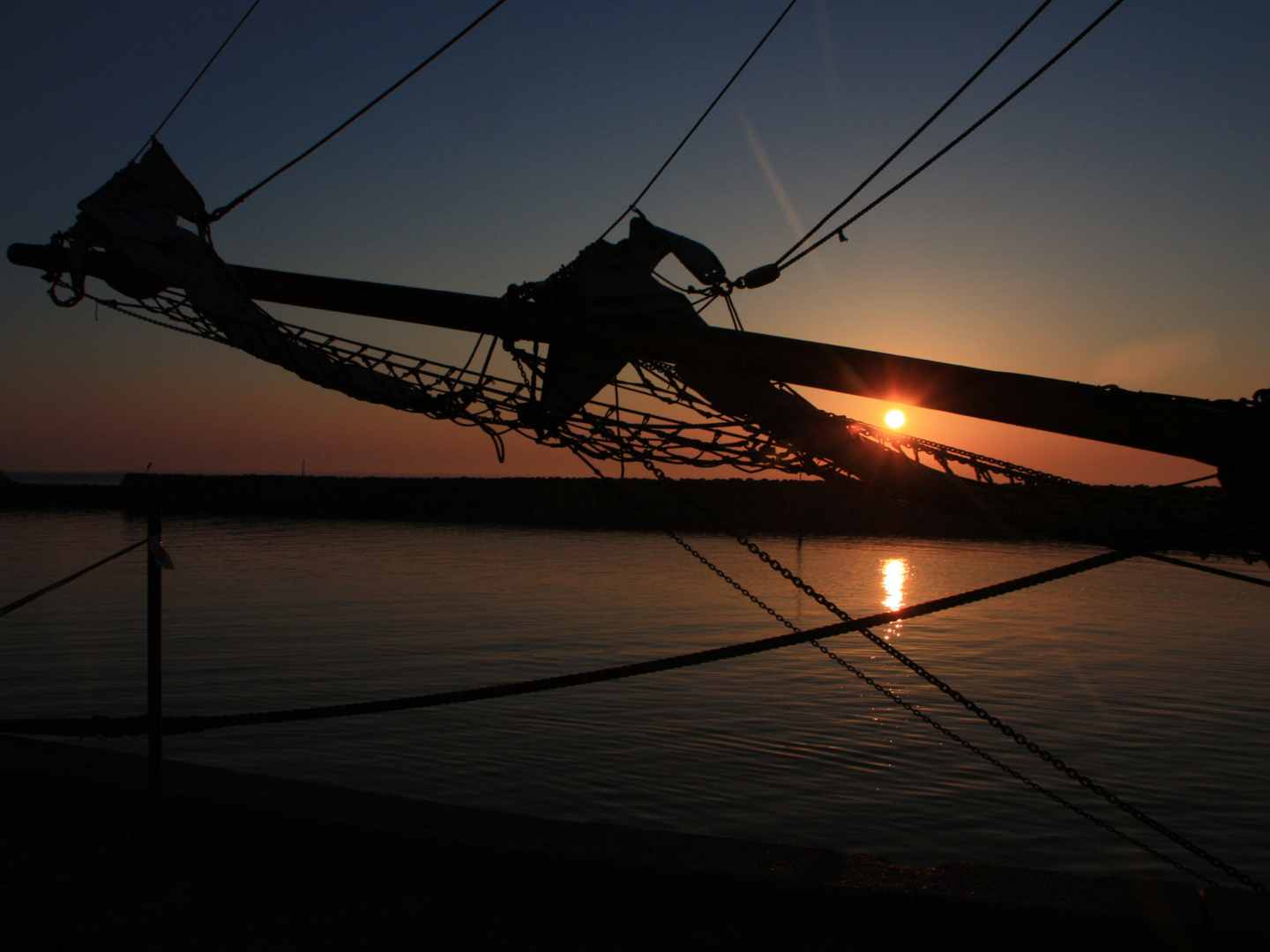 Sonnenaufgang in der "Dänischen Südsee"