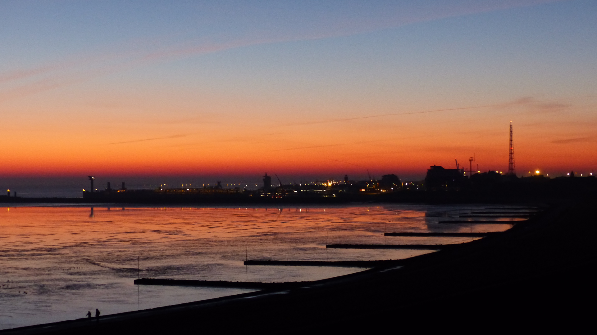 Sonnenaufgang in der Grimmershörner Bucht