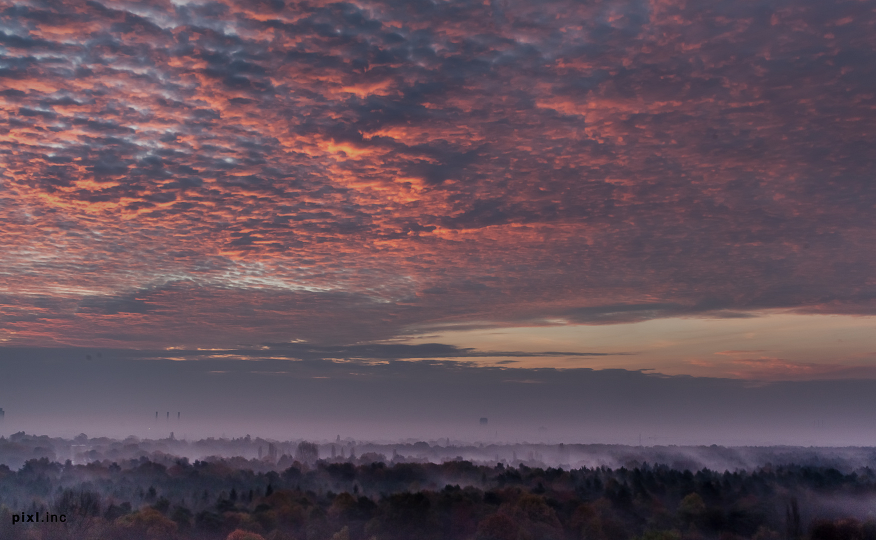 Sonnenaufgang in der Hauptstadt