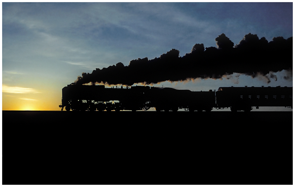 Sonnenaufgang in der Inneren Mongolei