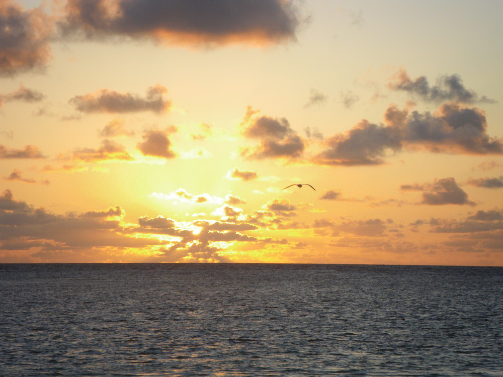 Sonnenaufgang in der Karibik