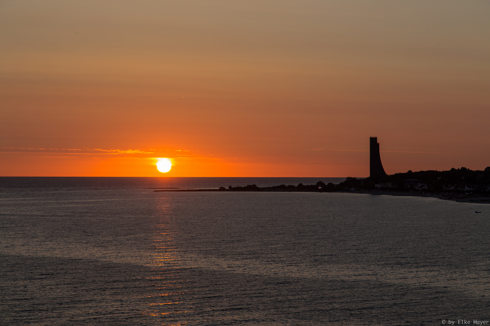 Sonnenaufgang in der Kieler Förde