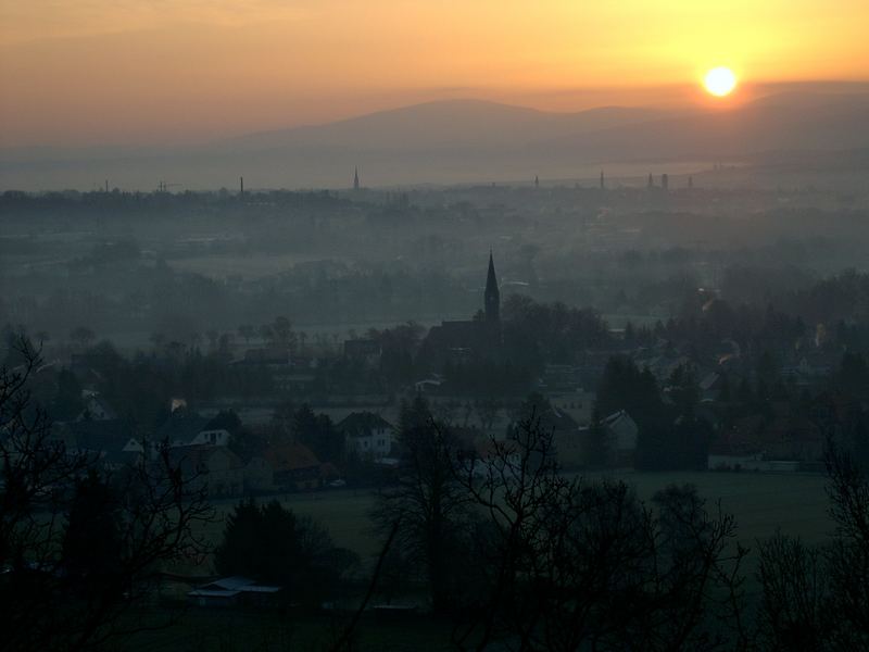 Sonnenaufgang in der Lausitz