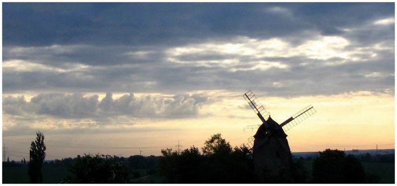 Sonnenaufgang in der Magdeburger Börde