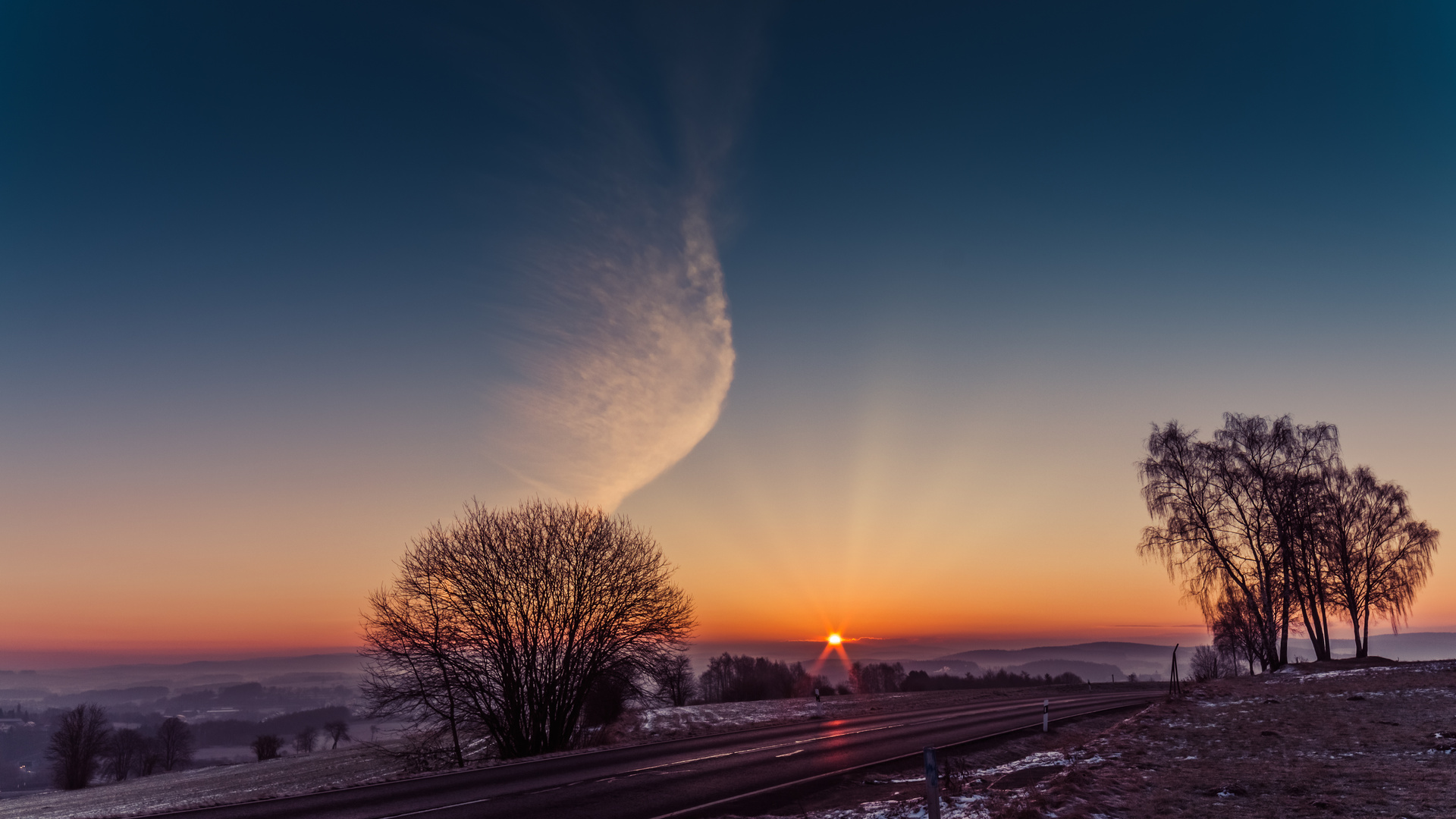 Sonnenaufgang in der Oberpfalz