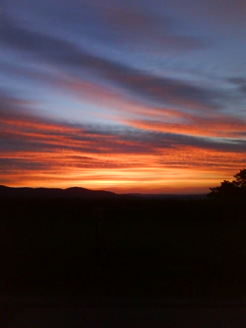 Sonnenaufgang in der Oststeiermark