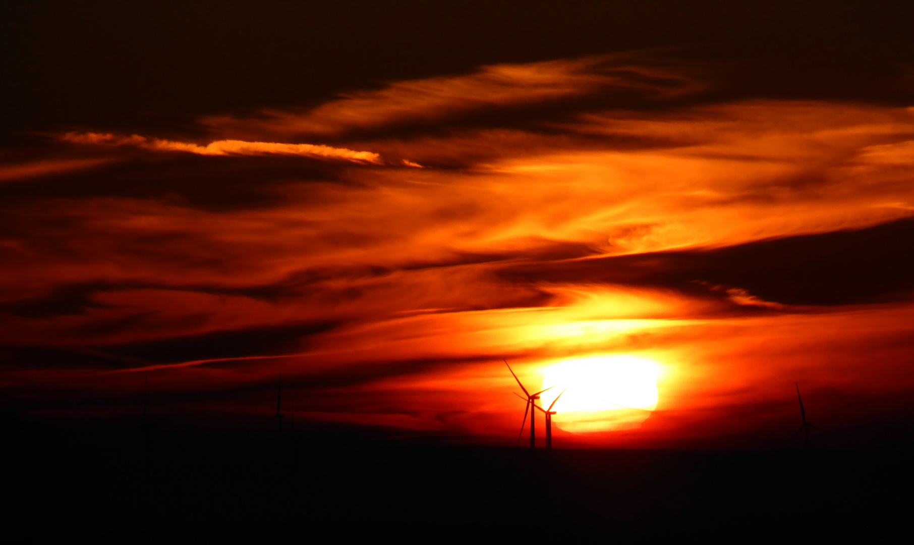 Sonnenaufgang in der Rhön - Dezember 15