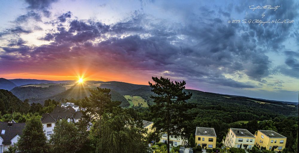 Sonnenaufgang in der Röhn