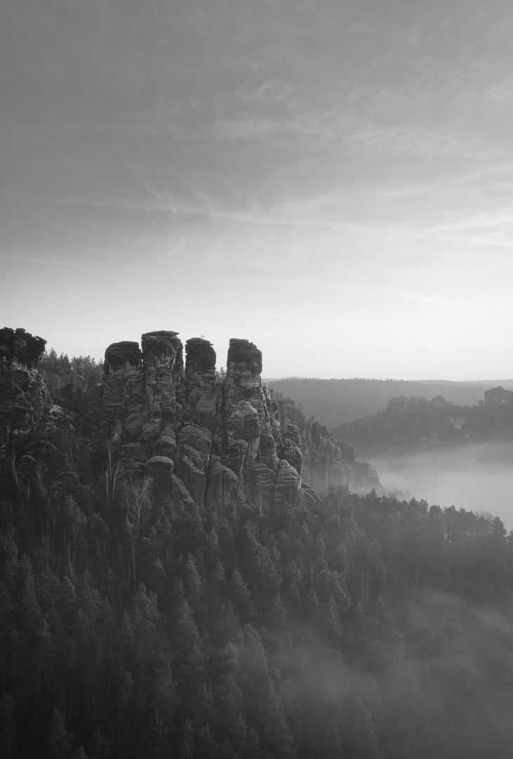 Sonnenaufgang in der Sächs. Schweiz Part 2