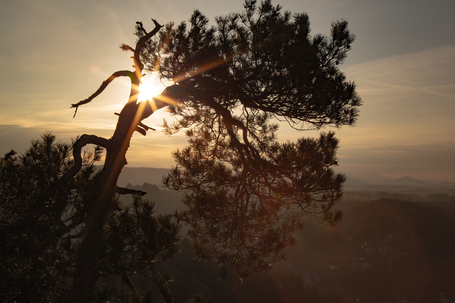 Sonnenaufgang in der Sächsischen Schweiz