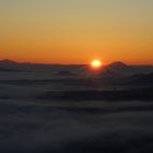 Sonnenaufgang in der Sächsischen Schweiz