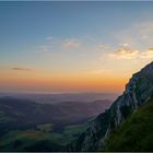 Sonnenaufgang in der Säntis Nordflanke