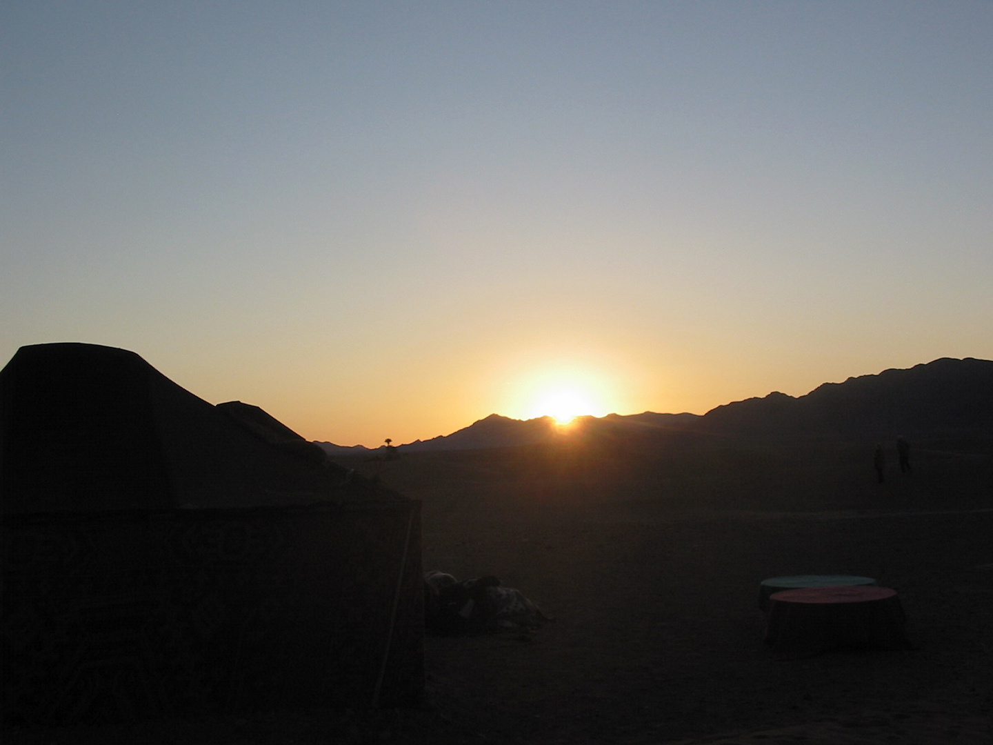 Sonnenaufgang in der Sahara