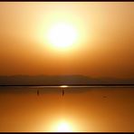 Sonnenaufgang in der Sahara / Salzwüste