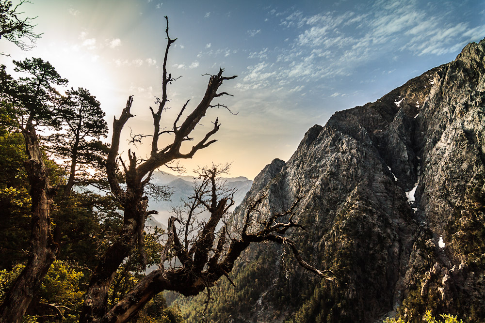 Sonnenaufgang in der Schlucht