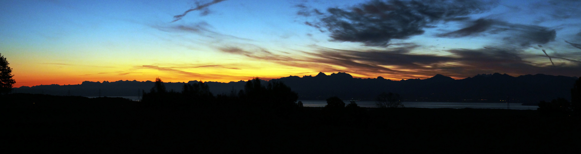 Sonnenaufgang in der Schweiz