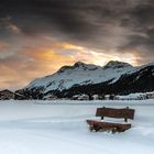 Sonnenaufgang in der Schweizer Bergwelt