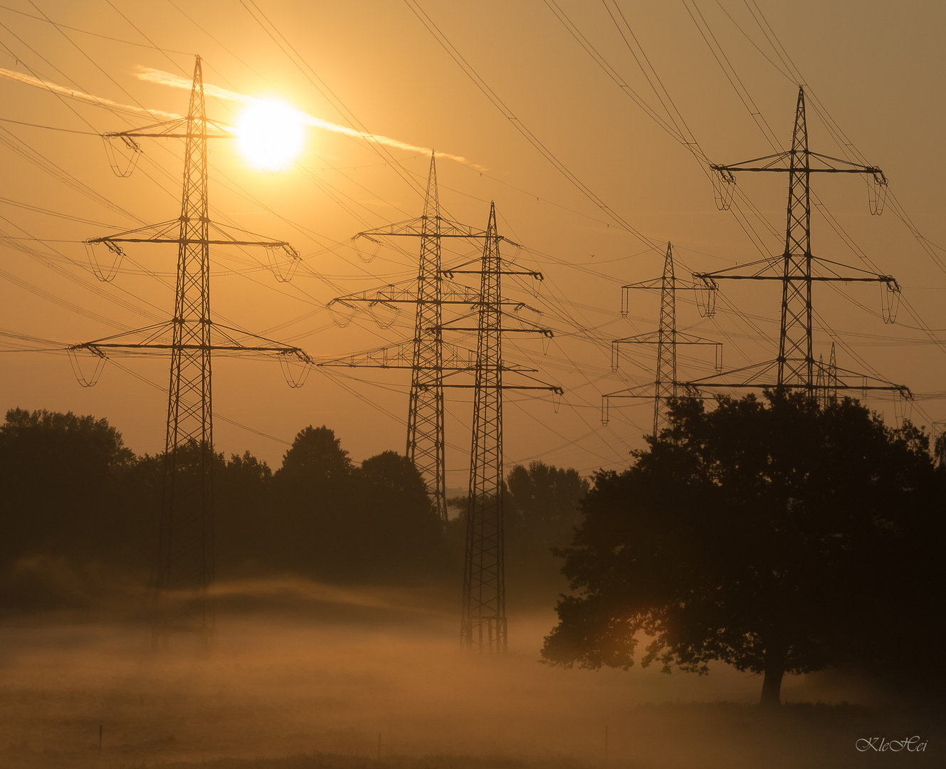 Sonnenaufgang in der Siegaue