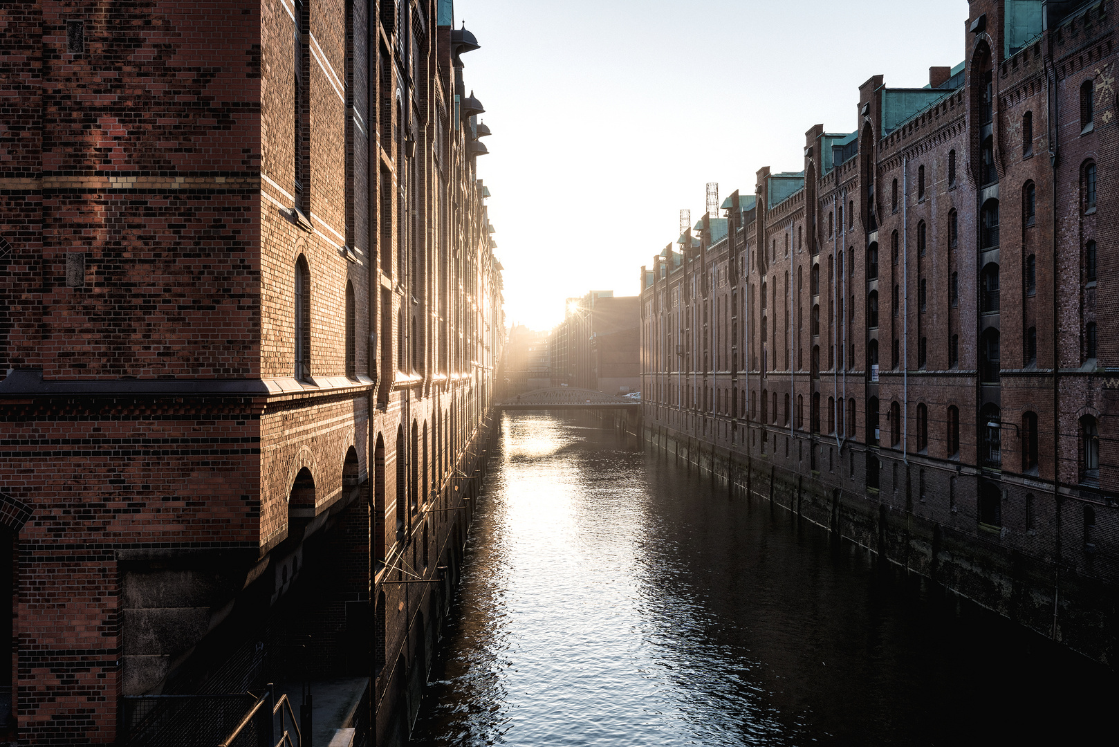 Sonnenaufgang in der Speicherstadt