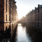 Sonnenaufgang in der Speicherstadt