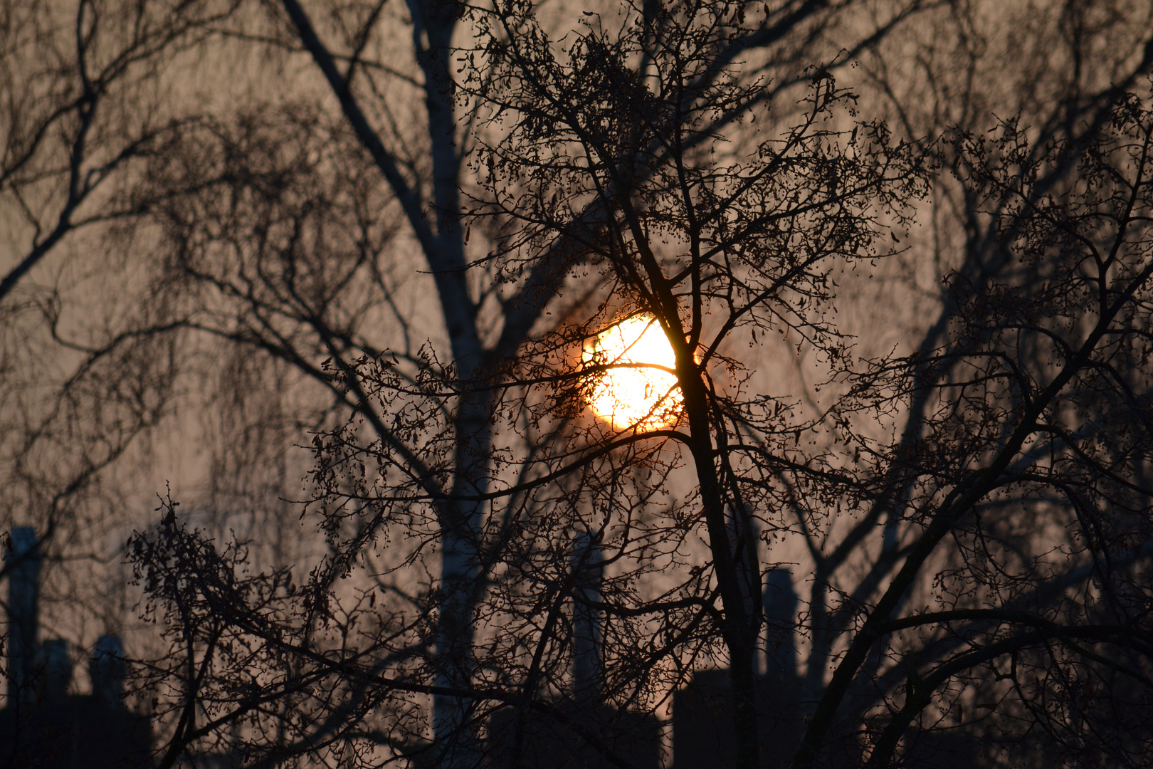 Sonnenaufgang in der Stadt