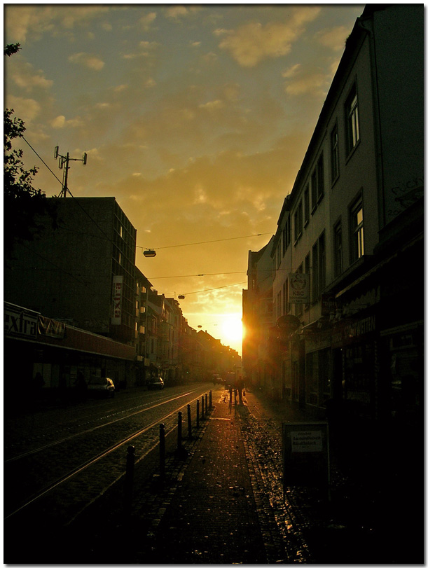 Sonnenaufgang in der Stadt