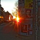 Sonnenaufgang in der Stadt- Köln Mülheim