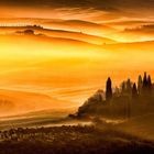 Sonnenaufgang in der Toscana