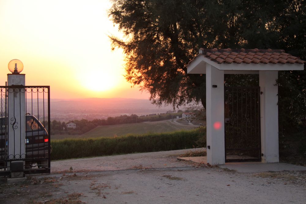 Sonnenaufgang in der Toscana