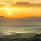 Sonnenaufgang in der Toskana