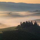 Sonnenaufgang in der Toskana
