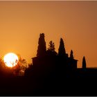 Sonnenaufgang in der Toskana