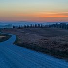 Sonnenaufgang in der Toskana