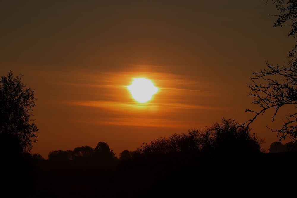 Sonnenaufgang in der Uckermark