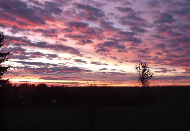 Sonnenaufgang in der Uckermark