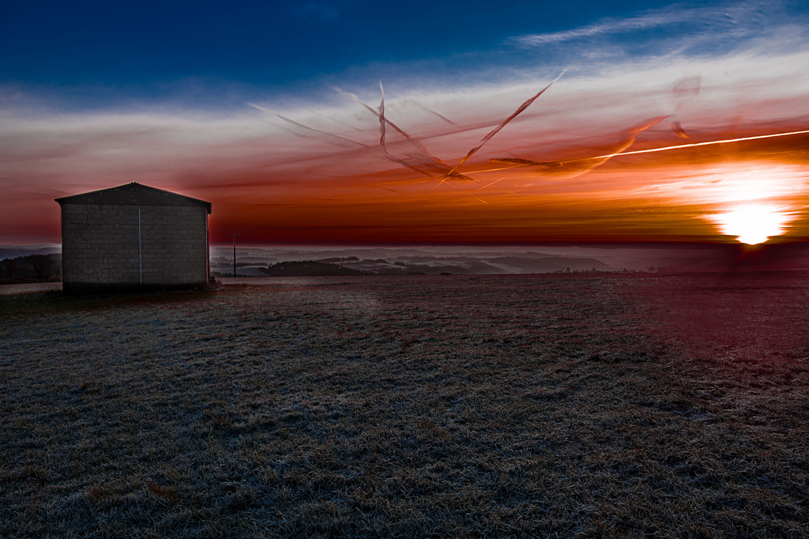 Sonnenaufgang in der Vulkaneifel