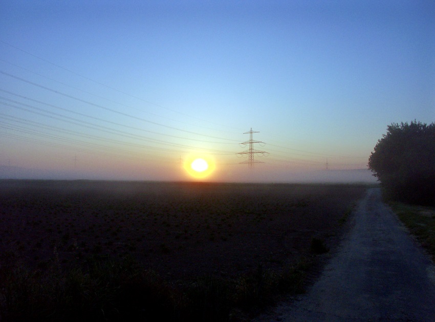 Sonnenaufgang in der Wetterau