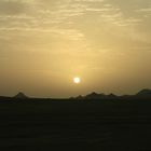 Sonnenaufgang in der Wüste, Ägypten