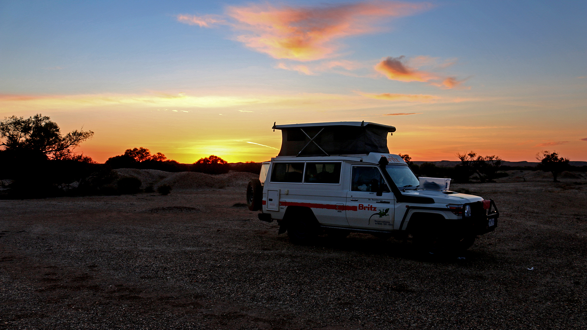 Sonnenaufgang in der Wüste