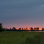 Sonnenaufgang in die Wolke