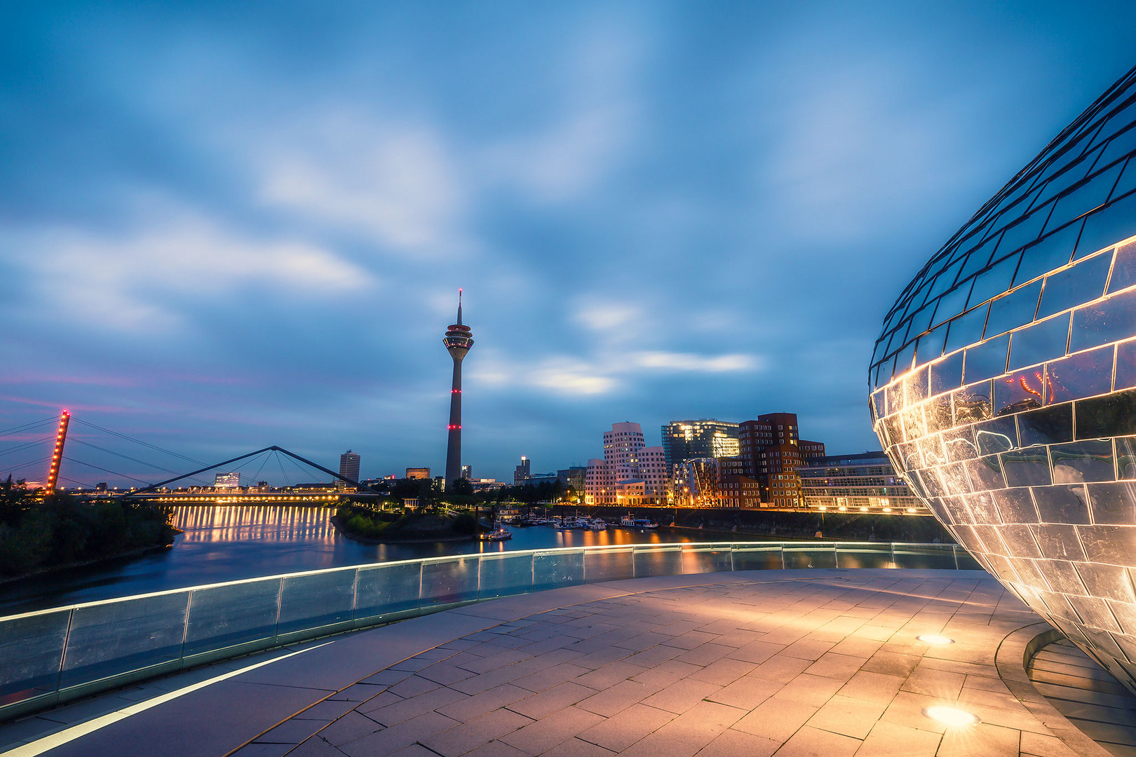 Sonnenaufgang in Düsseldorf