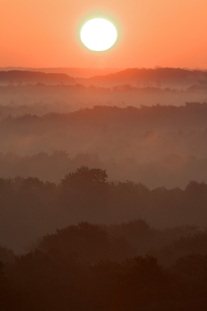 Sonnenaufgang in Duisburg