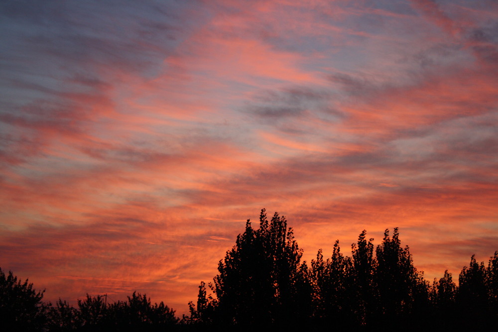 Sonnenaufgang in Duisburg