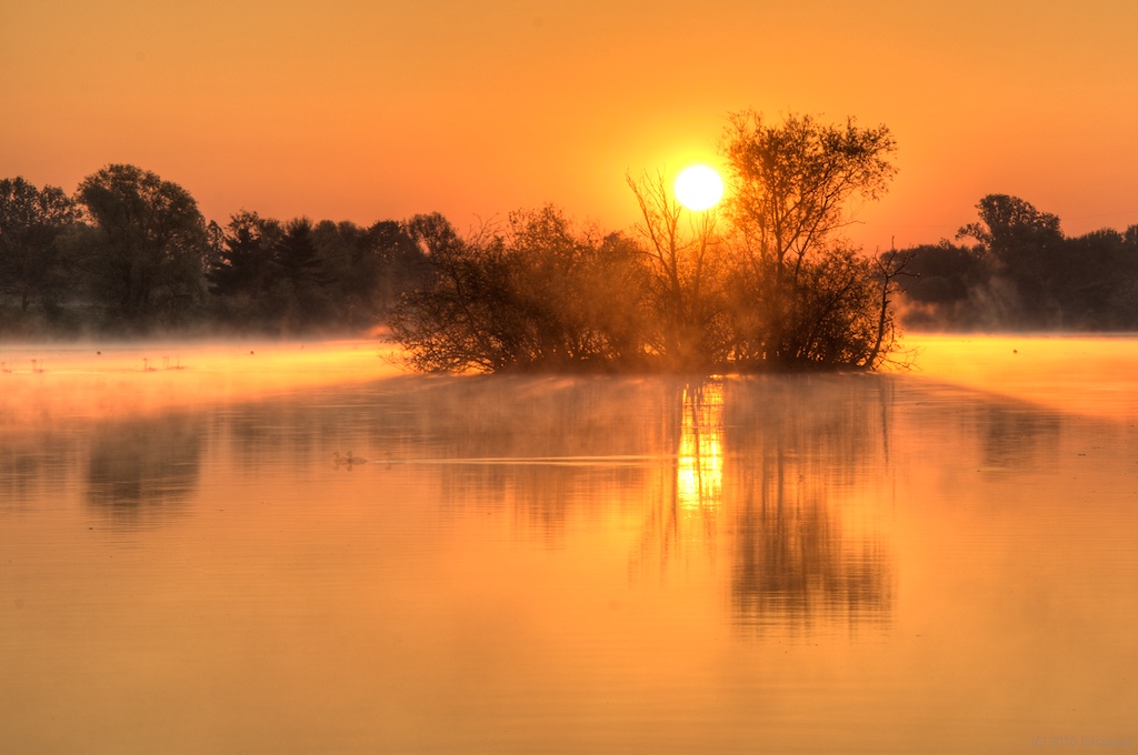 Sonnenaufgang in Dutenhofen