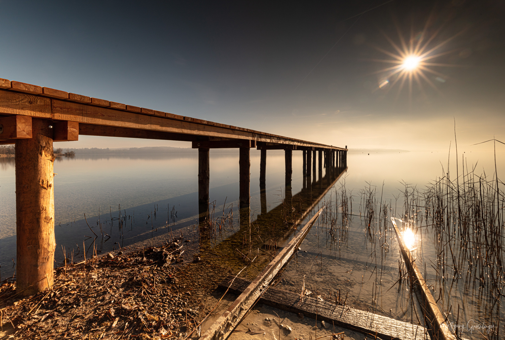 Sonnenaufgang in Eching am Ammersee