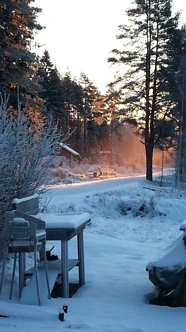 Sonnenaufgang in Ekshärad