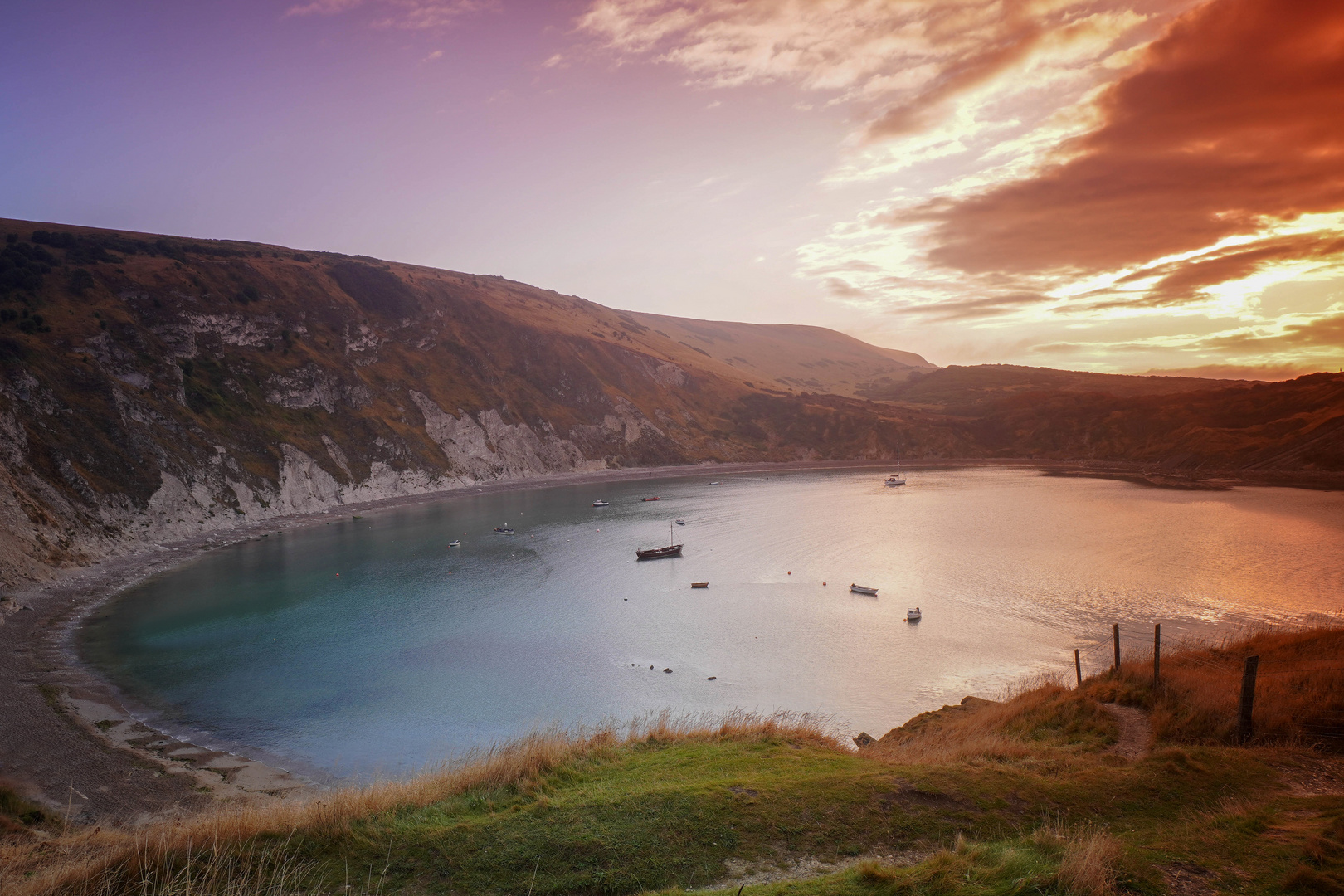 Sonnenaufgang in England