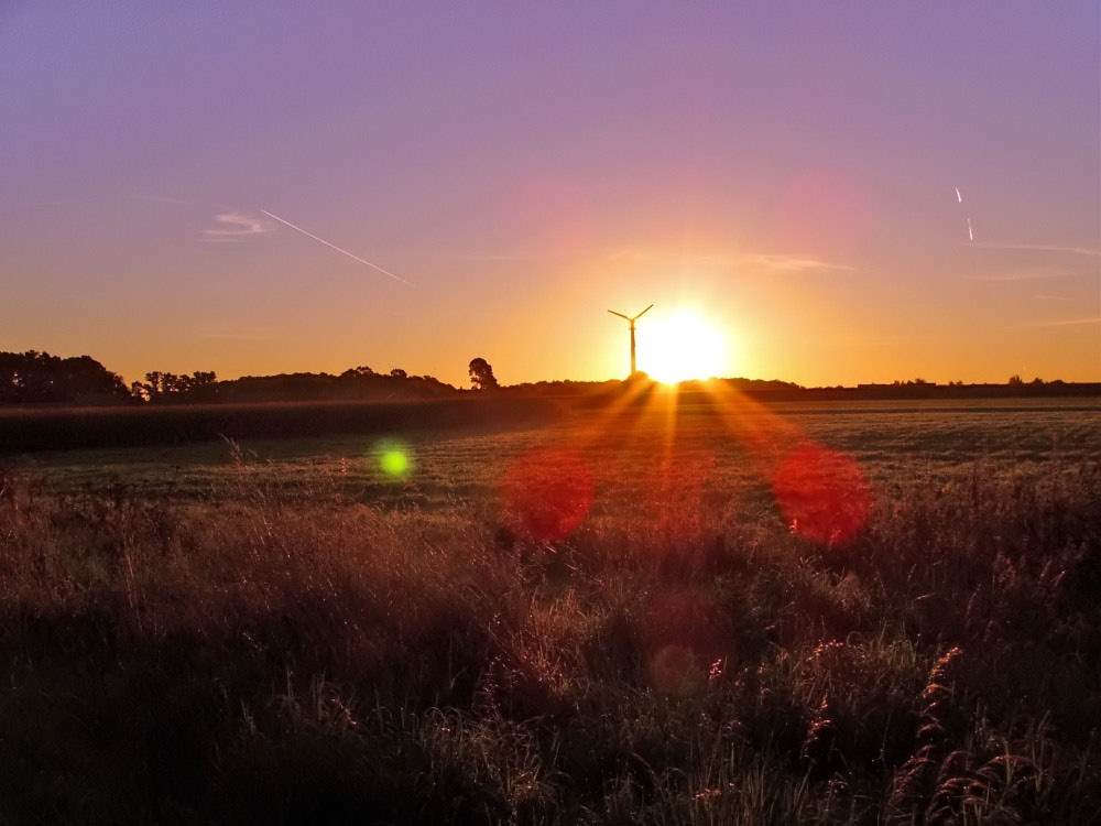 Sonnenaufgang in Enschede