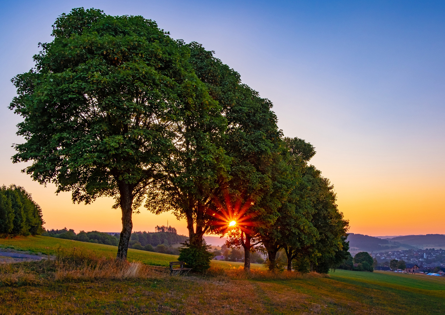 Sonnenaufgang in Erndtebrück