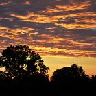 Sonnenaufgang in Falls Church Virginia aus dem 9 Stock